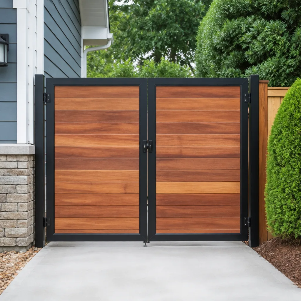 Wood & steel frame